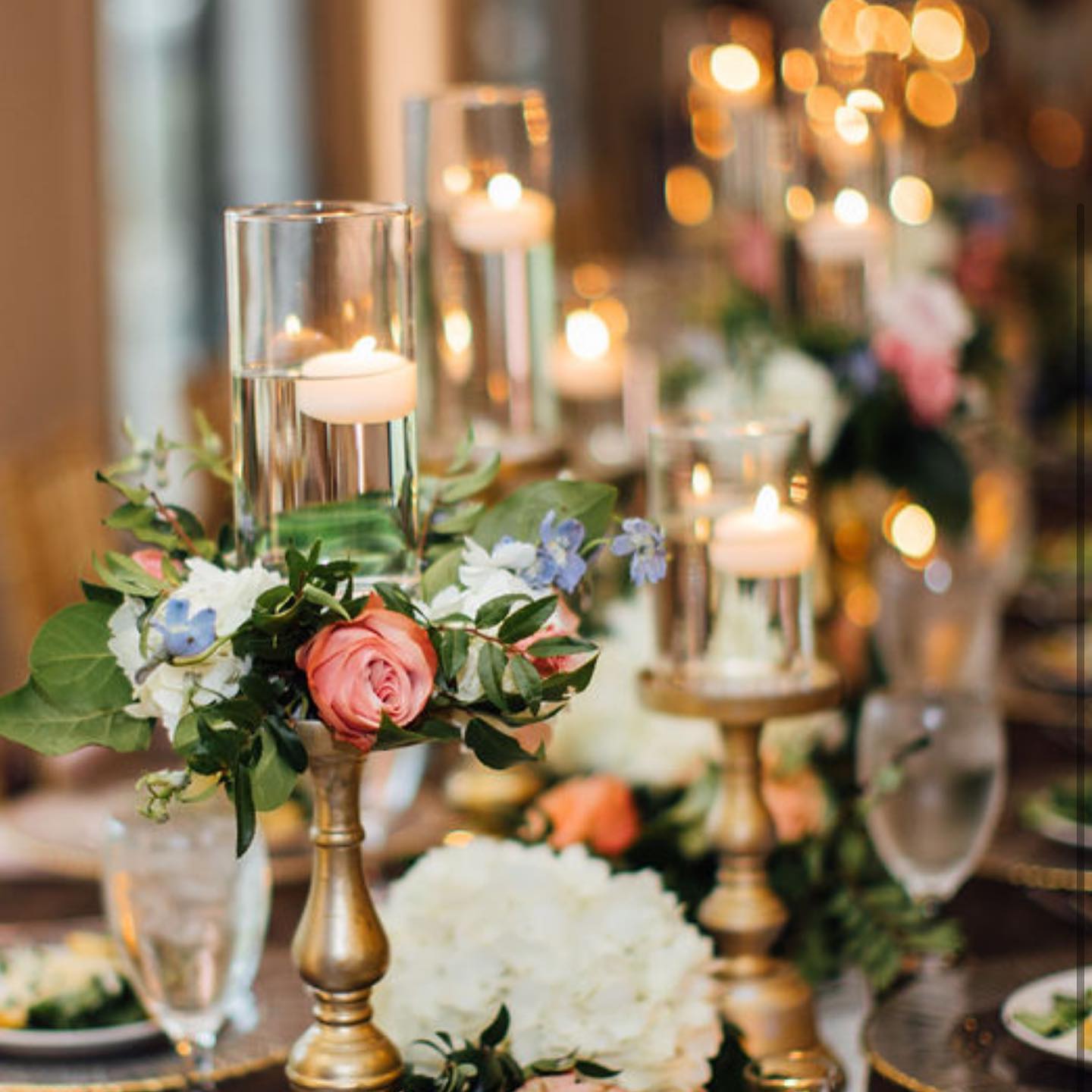 Tyler tx Pastel Wedding Flower Centerpieces